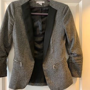 Black/gray Blazer with pockets